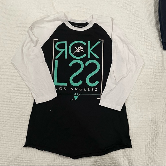 Young and Reckless Baseball Tee - Picture 2 of 3